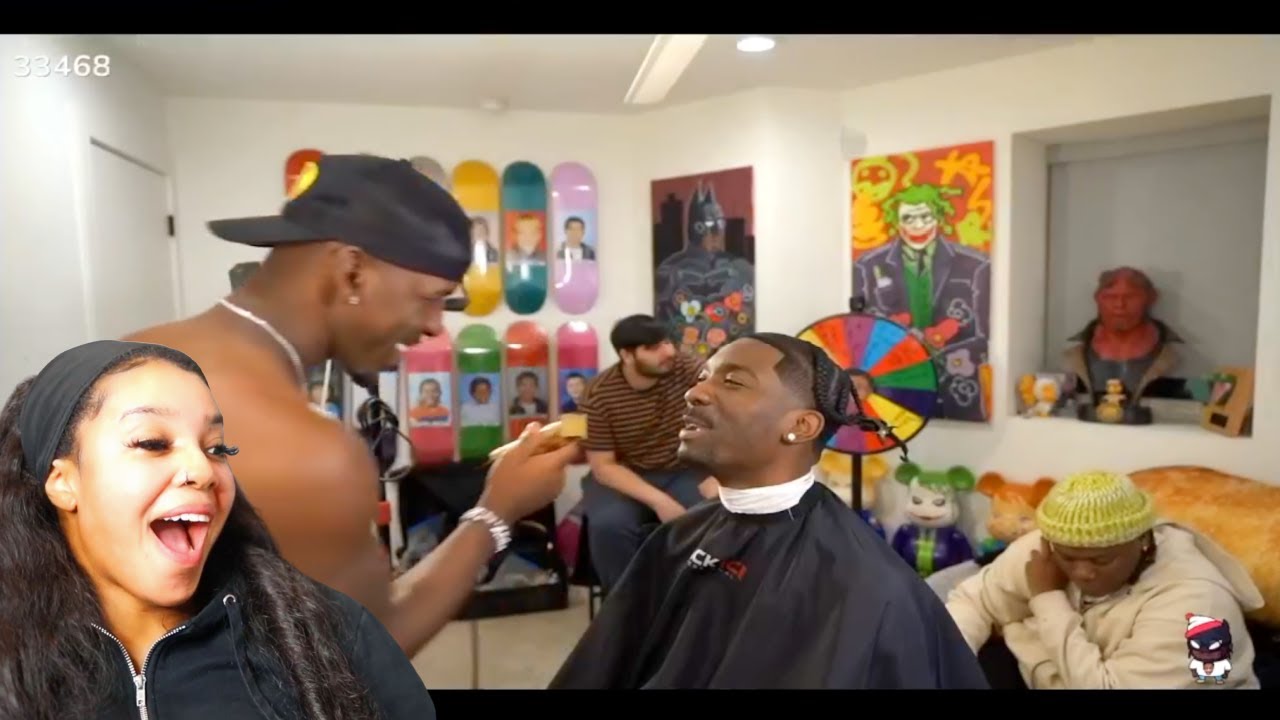 BruceDropEmOff Gets HAIRCUT From The SUS Barber | Reaction
