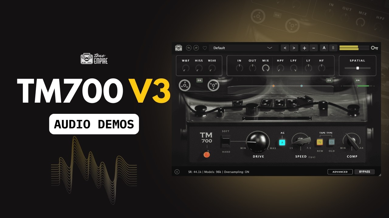 TM700 v3 : Audio Demos  (No Talking)