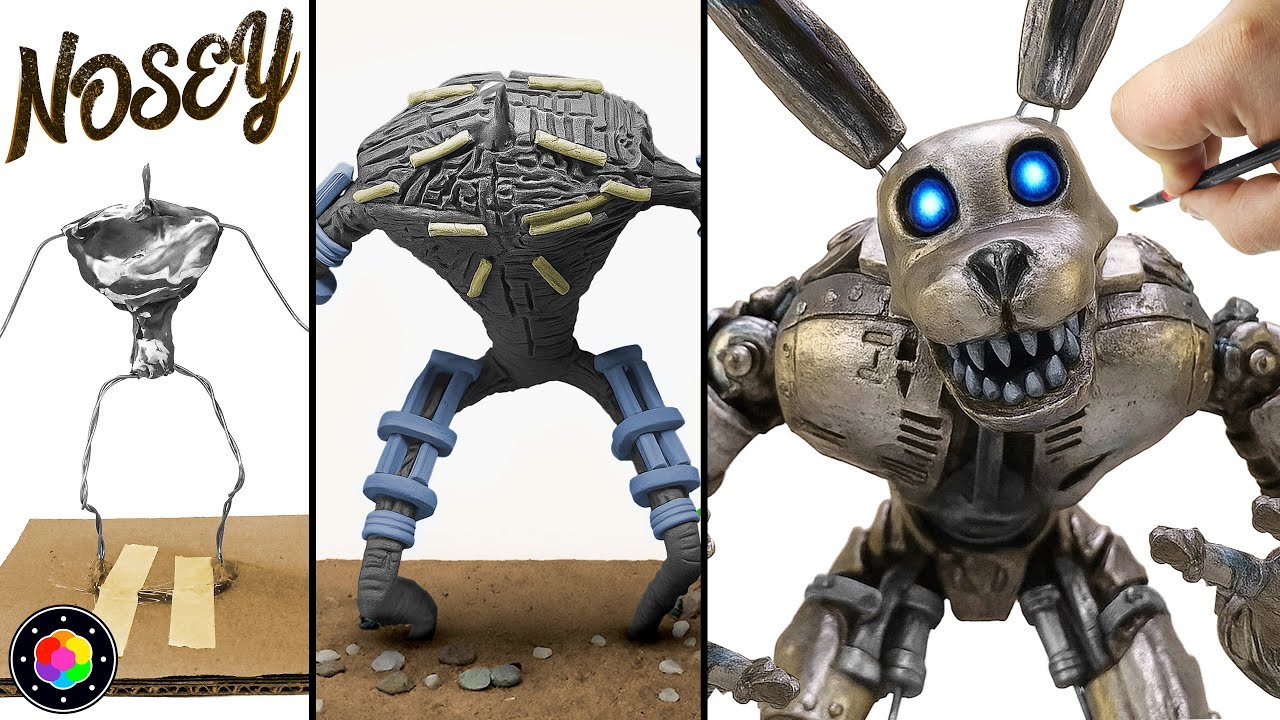Construyendo a NOSEY desde 0% con PLASTILINA! y escapó... | PlastiVerse