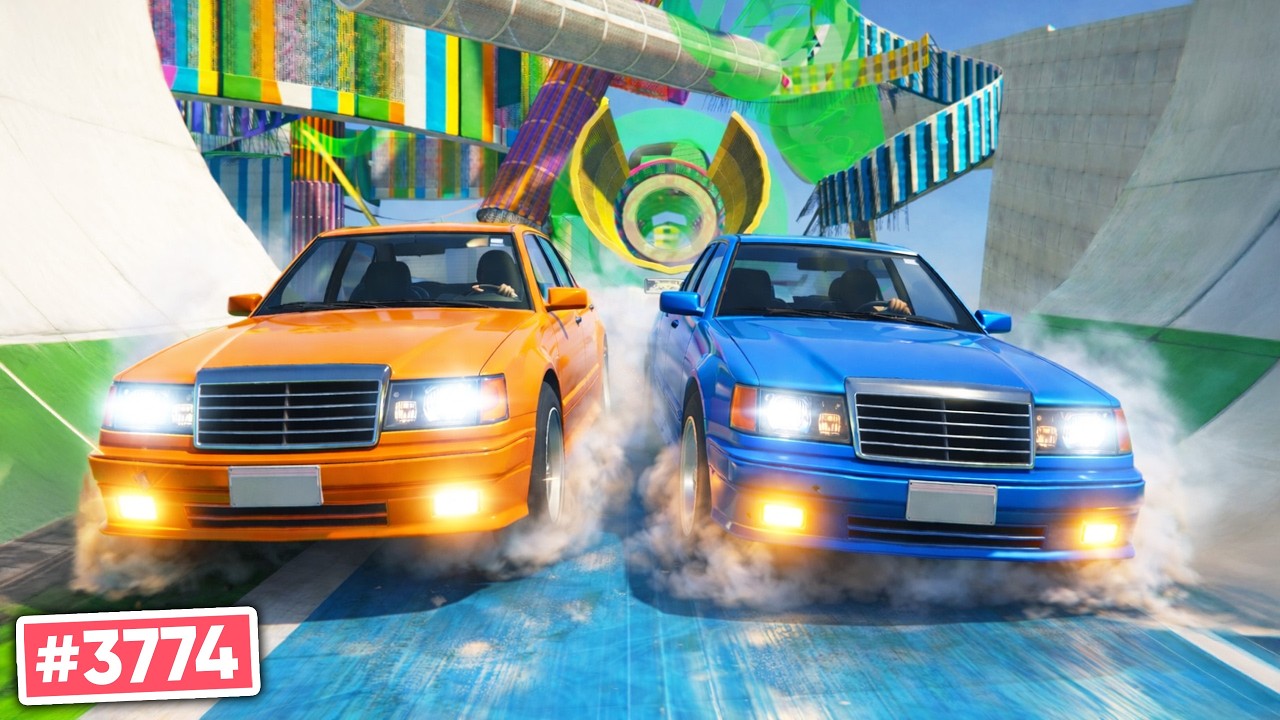 SKILL PARKOUR in GTA mit ALTEM MERCEDES🔥...Der ABSOLUTE (VORSCHLAG)-HAMMER🥸