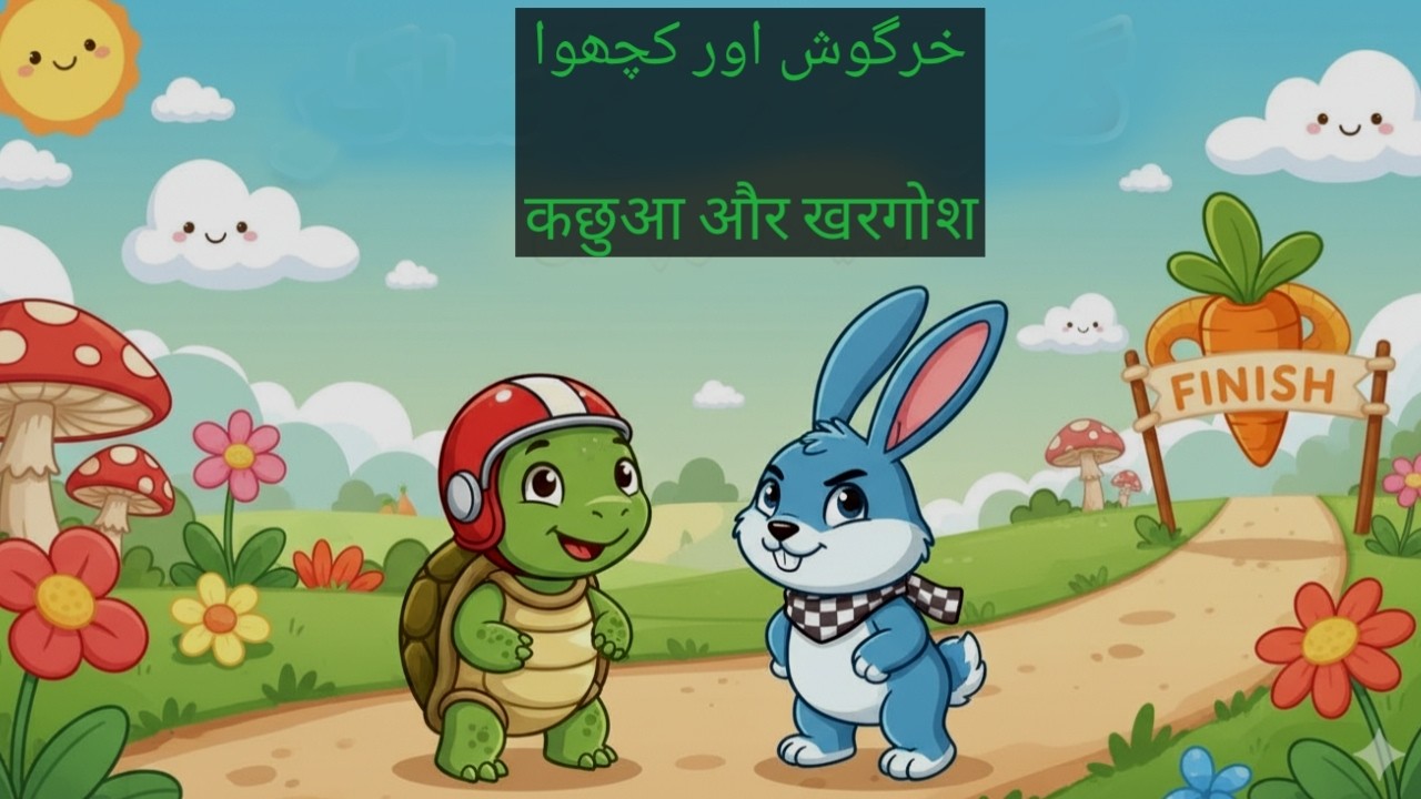 The Tortoise and the rabit  🐢🥕 vs. 🐰📱   Modern Race! | Animated Cartoon Story for (cc) two sister tv