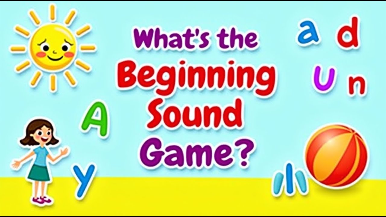 What’s the First Sound? | Beginning Letter Sound Game for Kids