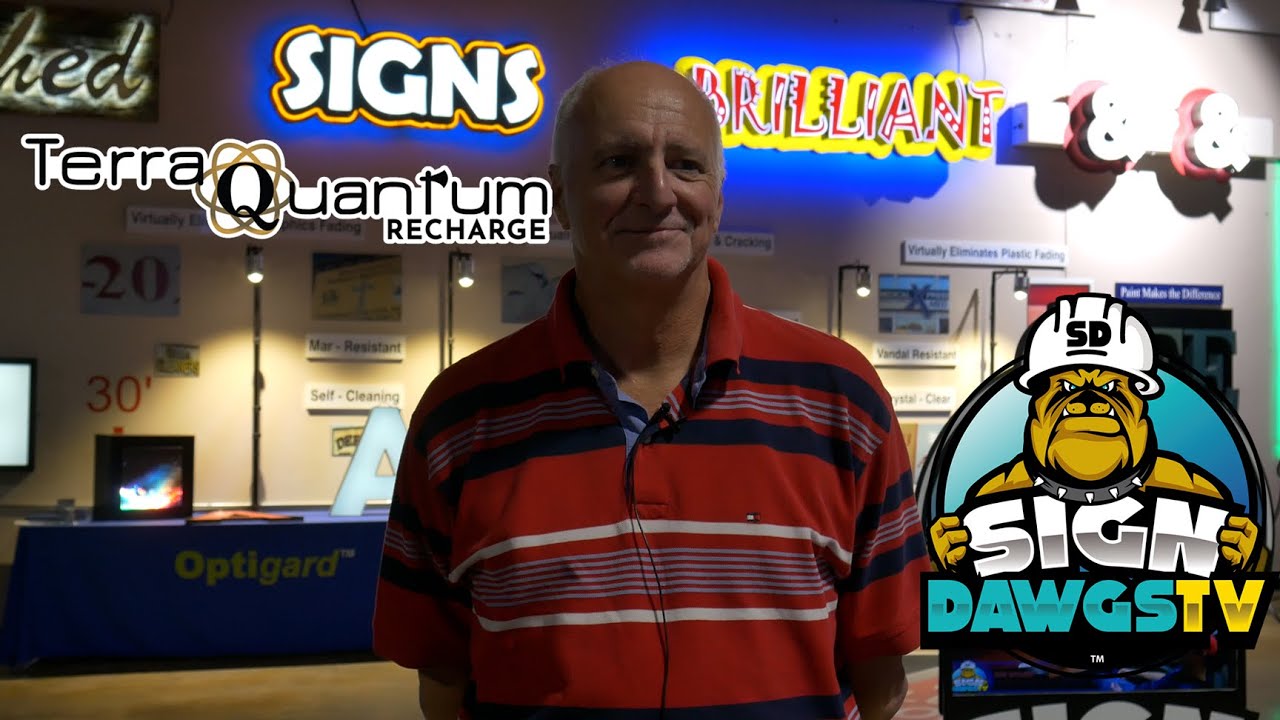 The Sign Dawgs Recharge to look of Terra Quantum Recharge's new location