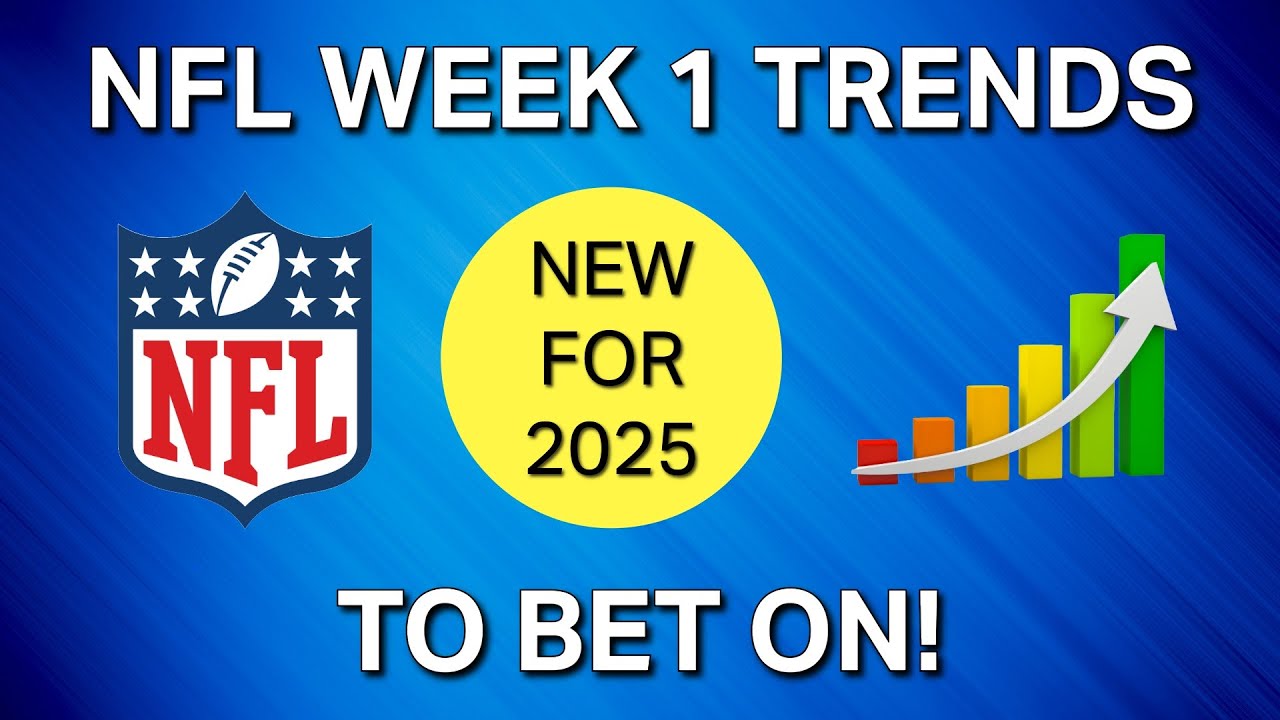 NFL WEEK 1 TRENDS FOR 2025!