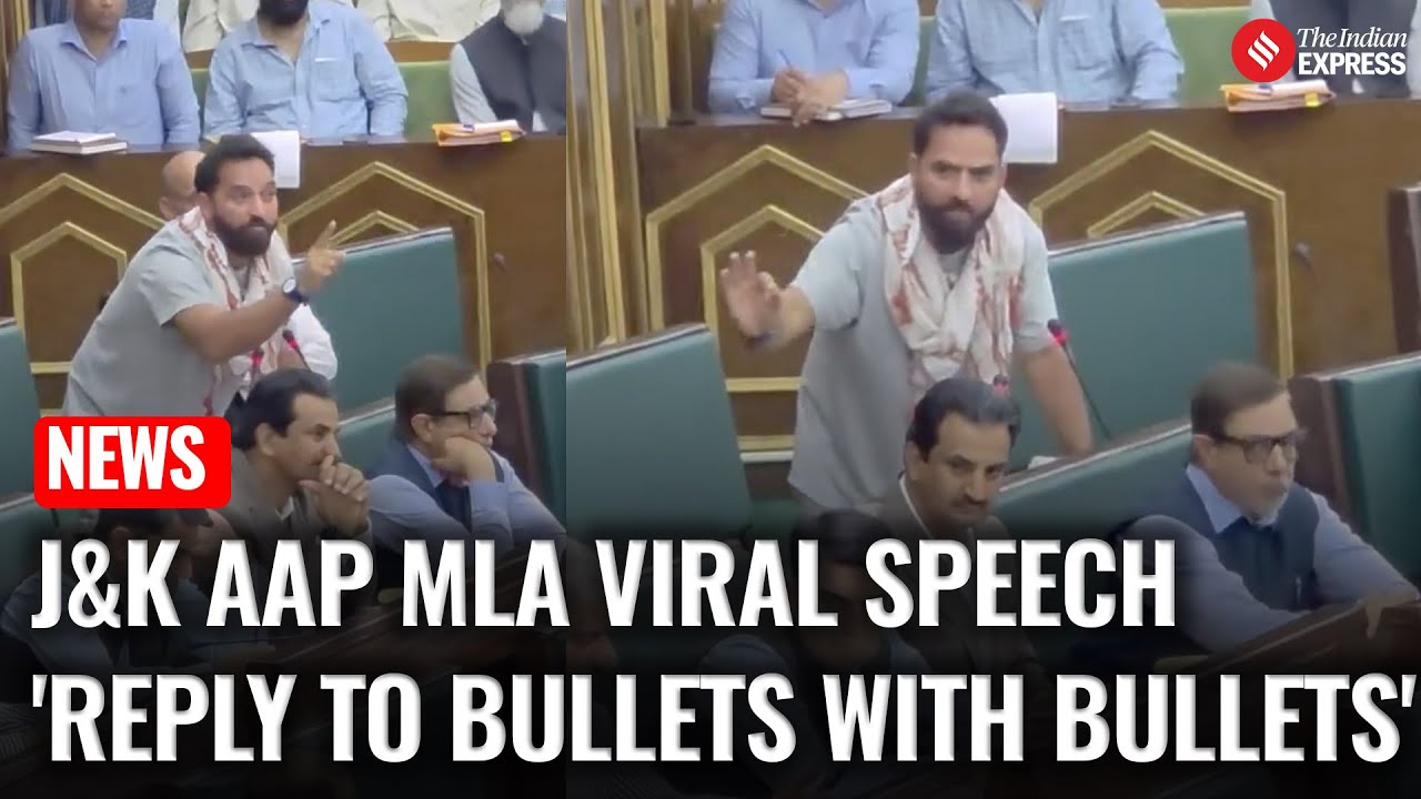 J&K AAP MLA Viral Speech: When Mehraj Malik Slammed Pakistan's Double Standard