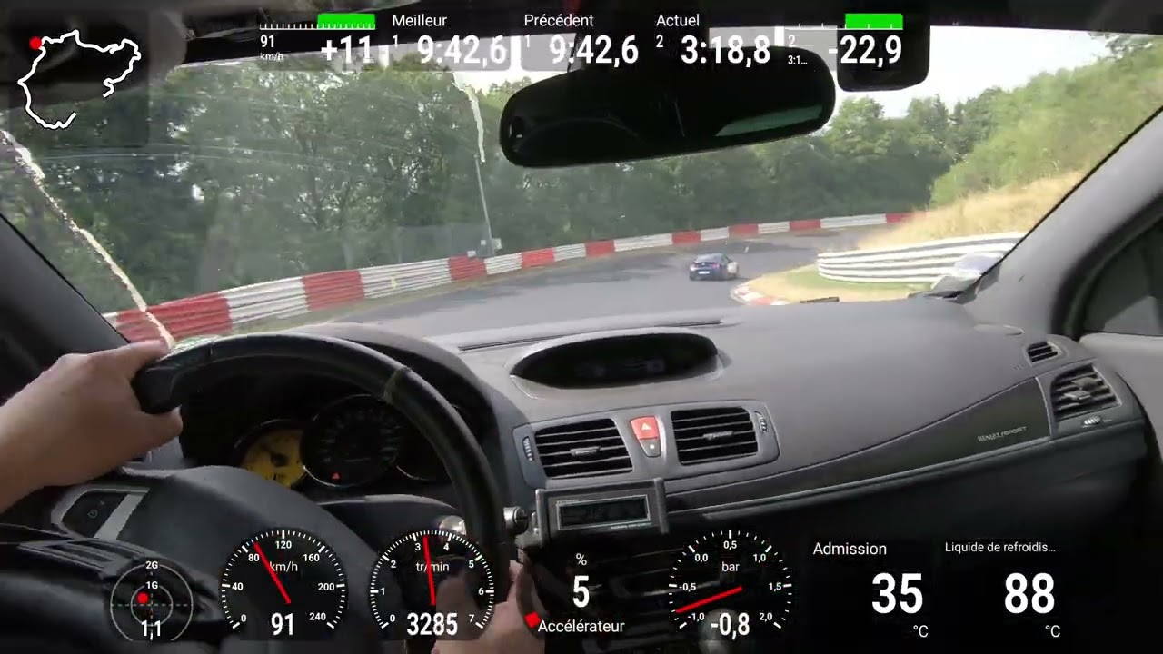 MEGANE 3 RS 400 NURBURGRING BTG 9 07 LE 1 JUILLET 2023