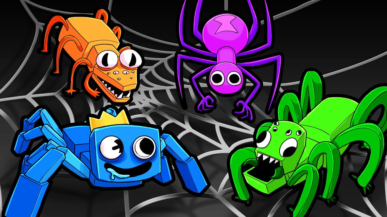RAINBOW SPIDER FRIENDS!