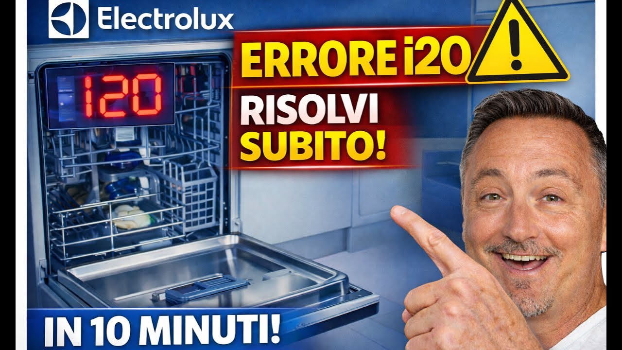 Errore i20 Lavastoviglie Electrolux AEG Rex – Risolto in 10 Minuti