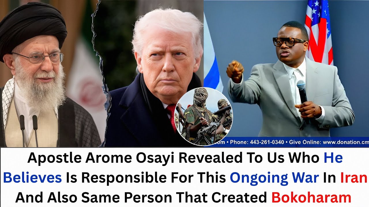Apst Arome reveals to us who is behind Iran war and Bokoharam. 