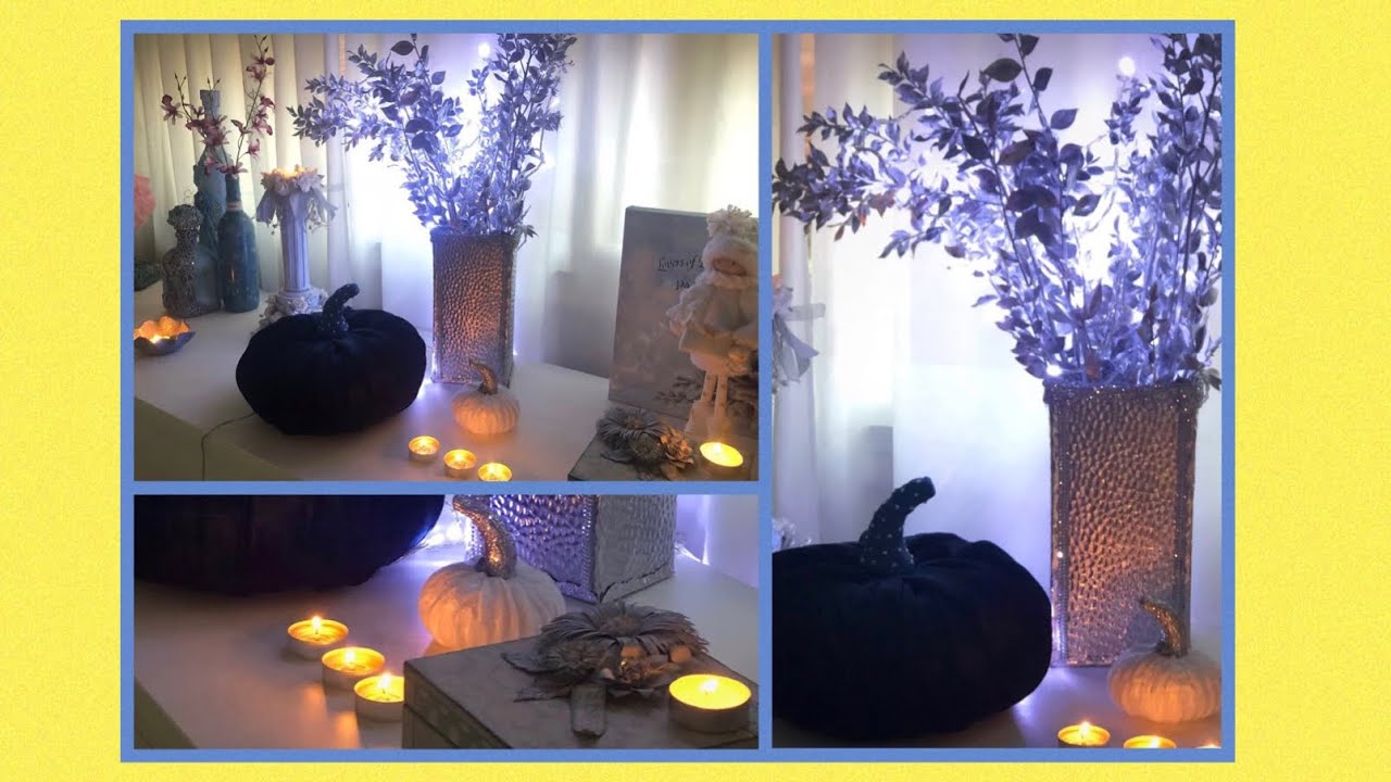 COMO HACER UN JARRÓN DE METAL UNAS CALABAZAS DECORATIVAS 💖💖💖