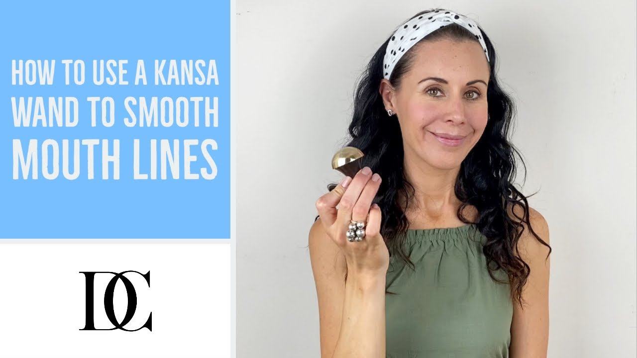 How To Use A Kansa Wand To Smooth Mouth Lines