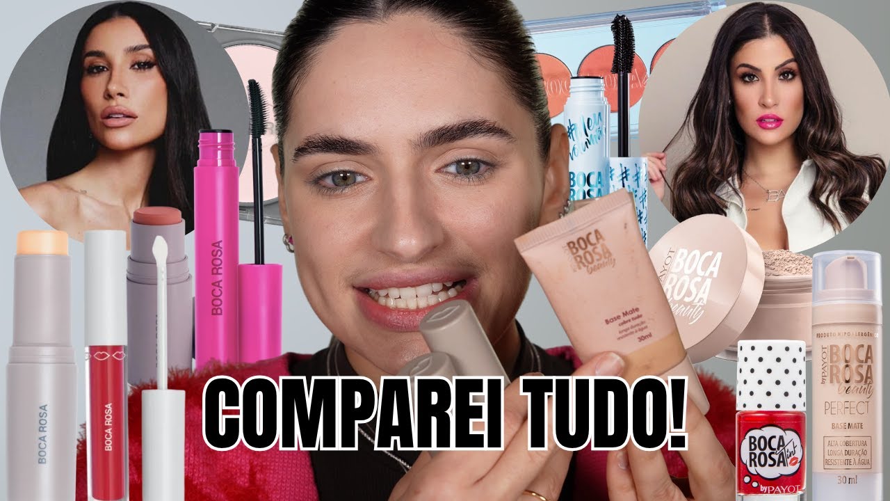 MAQUIAGENS ANTIGAS E NOVAS DA BOCA ROSA