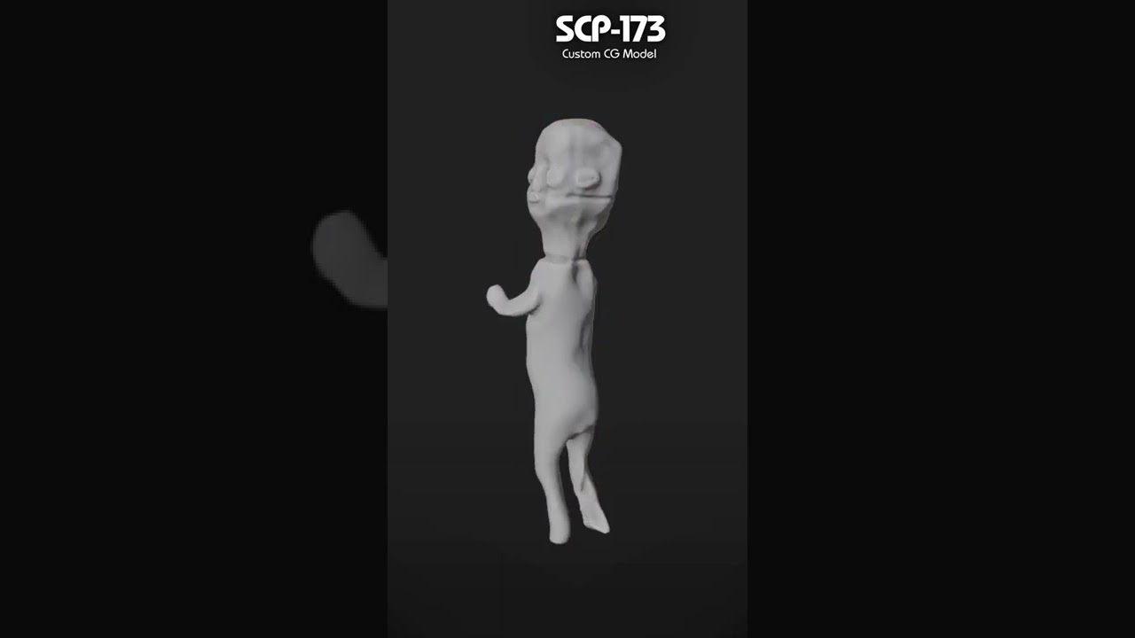 3D model of SCP-173 Full video link in bio 