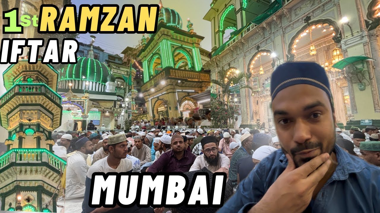 1st Ramzan Iftari In Mumbai Mohammed Ali Road || Minara Masjid || Iftar Market || Ramzan Mubarak
