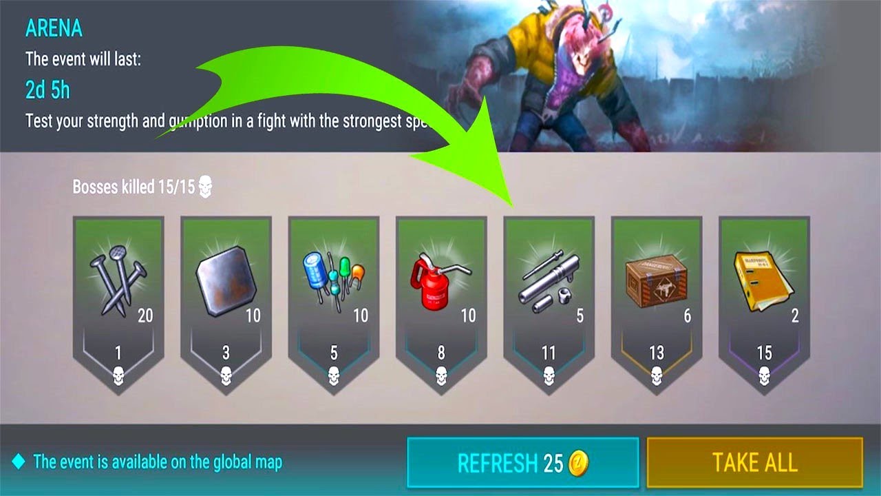 REWARDS ARENA * LAST DAY ON EARTH - LDOE
