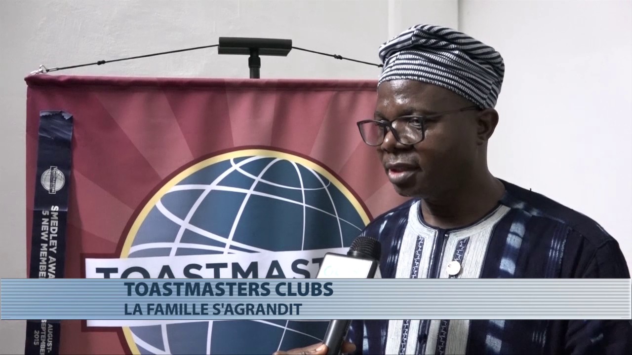 De nouveaux membres au Toastmasters Club