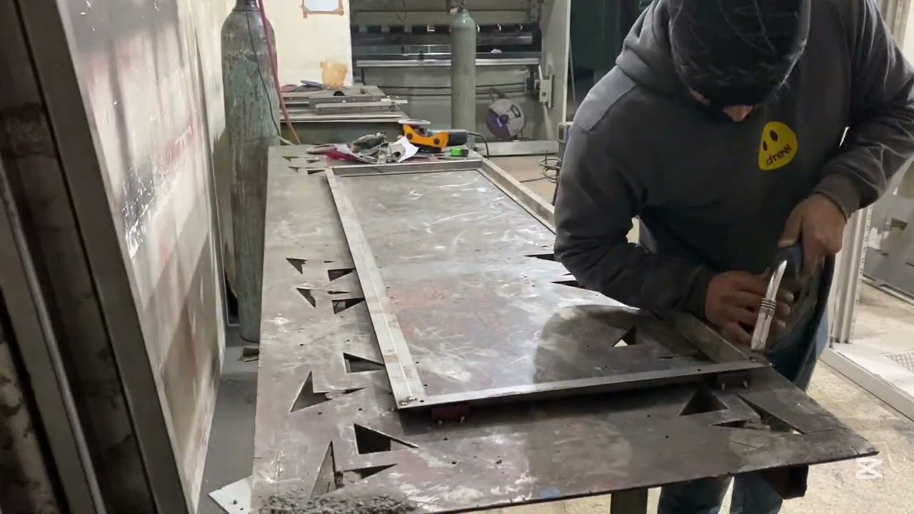 DIY AC frame fabrication 