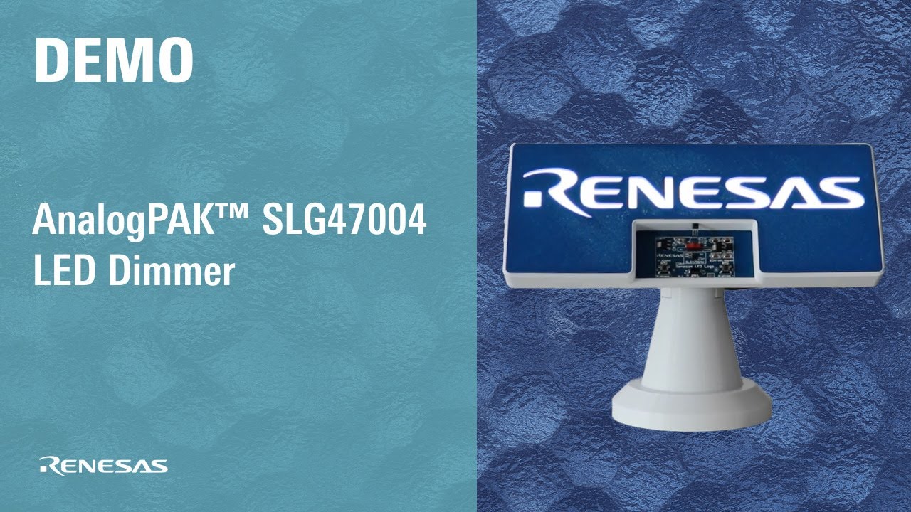 LED Dimmer Demonstration Based on SLG47004 AnalogPAK
