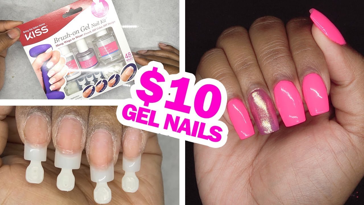 DIY Testing Kiss Gel Nail Kit