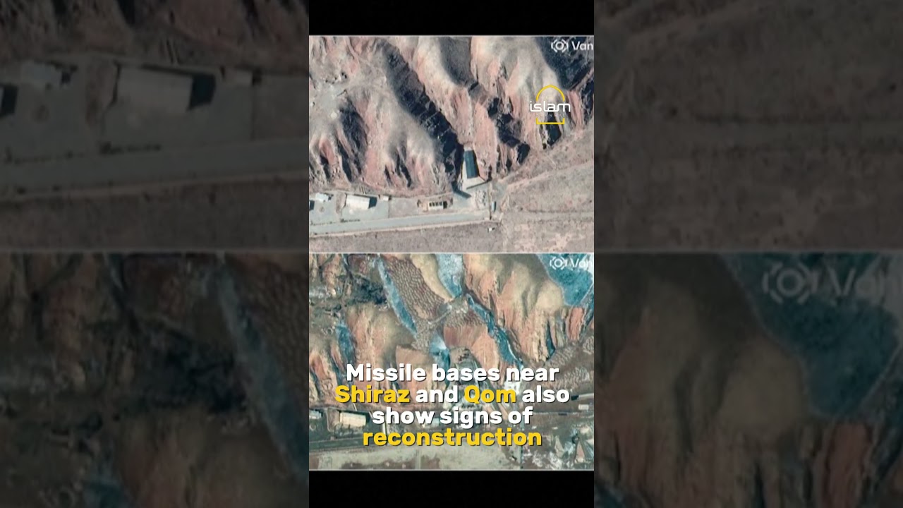 Satellite images show Iran fortifying military site