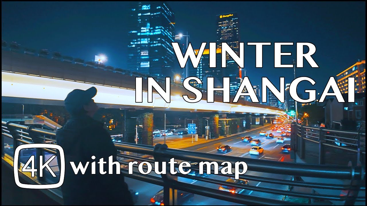 4K | Shanghai Winter Nights | French Concession Cyberpunk Vibes