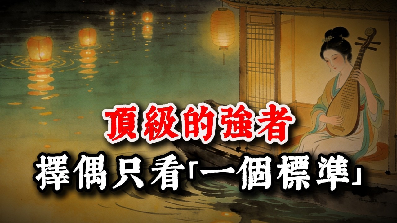 婚姻本是一場謀局：看懂頂層強者的「擇偶心法」，後半生不走彎路，極度冷酷卻極度管用！#人生感悟 #人間心理 #智慧 #人情世故 #情感 #思維大全 #底層邏輯 #心理學 #谋略智慧
