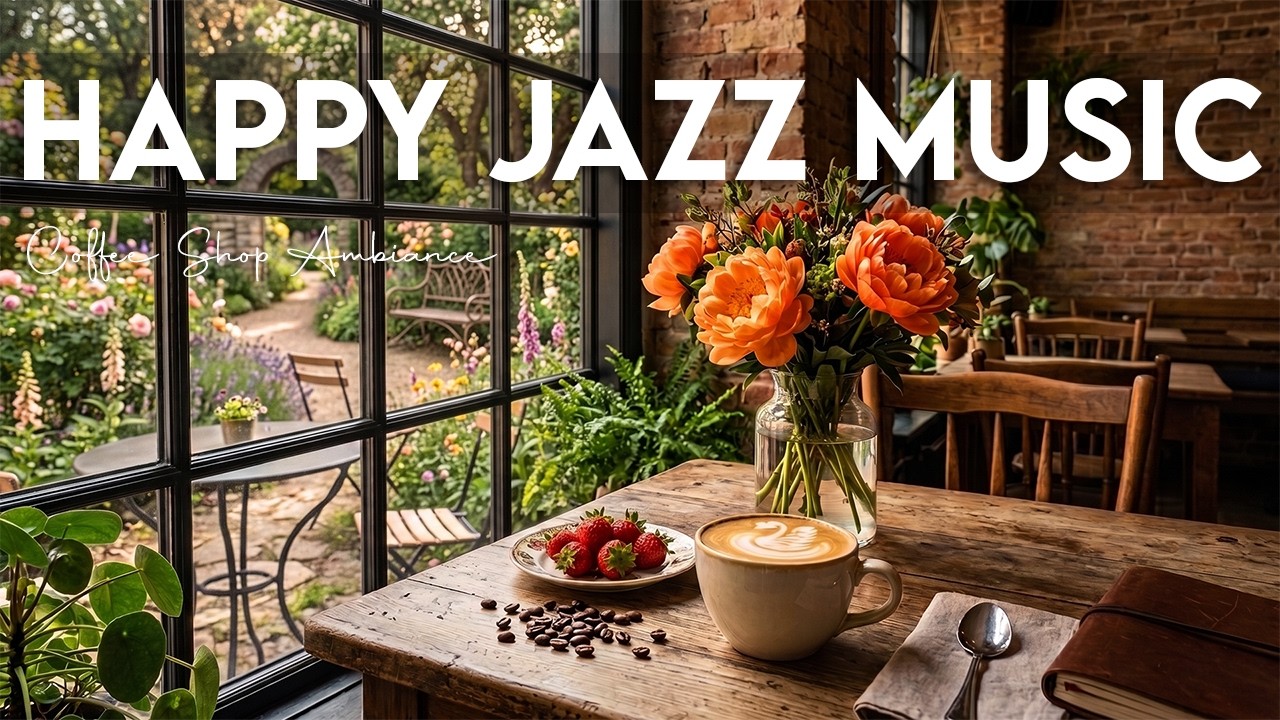 Happy Jazz Music ☕ Bossa Nova Background For Relaxing, Great Moods and Happy Moods