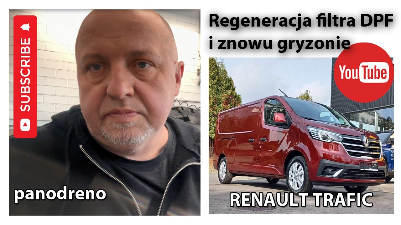 Regeneracja filtra DPF Renault Trafic III, ponowna walka z gryzoniami