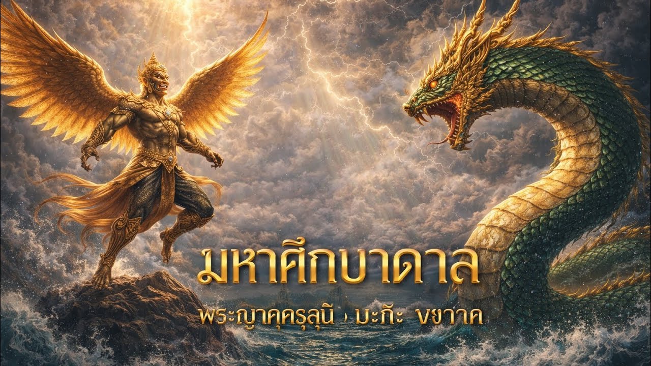 มหาศึกบาดาลพระญาคุฑปะทะพญานาค#พระญาคุฑสุบันช่วยแม่ให้หลุดพ้นจากการเป็นทาด#ศึกแห่งสักสี#viral 