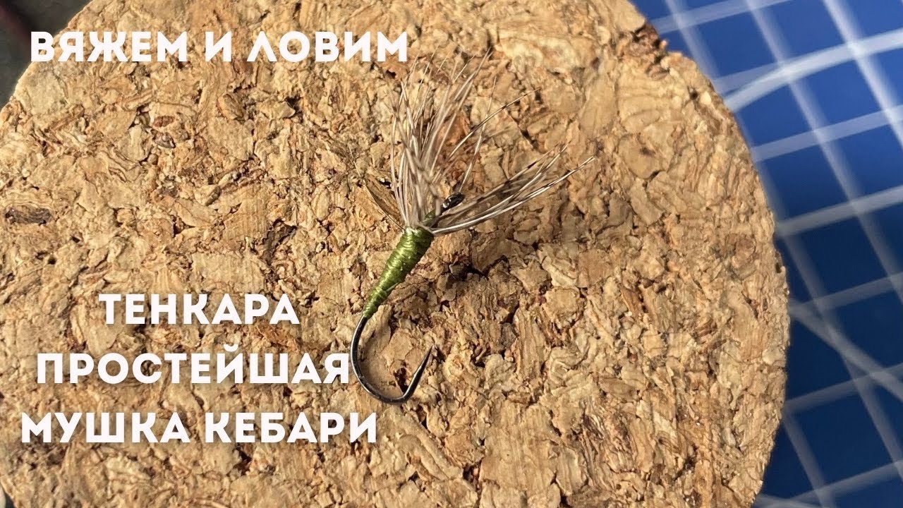 ТЕНКАРА / Вяжем и ловим / Простейшая мушка кебари #118