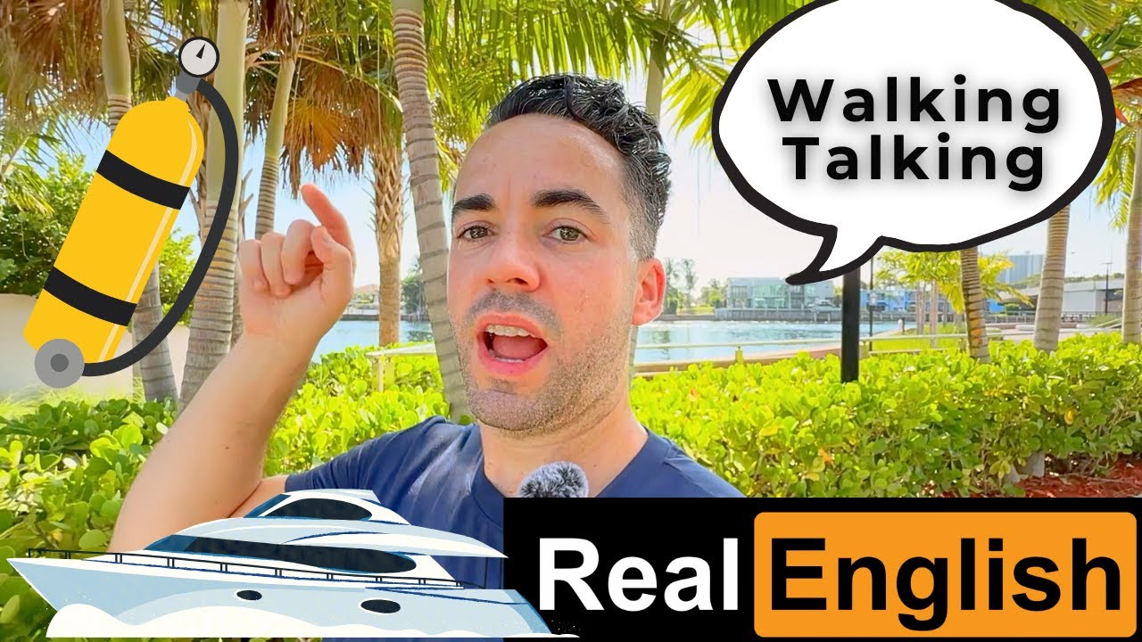 Easy English Walk and Talk around a park Comprehensible Input Daily life A1 to A2
