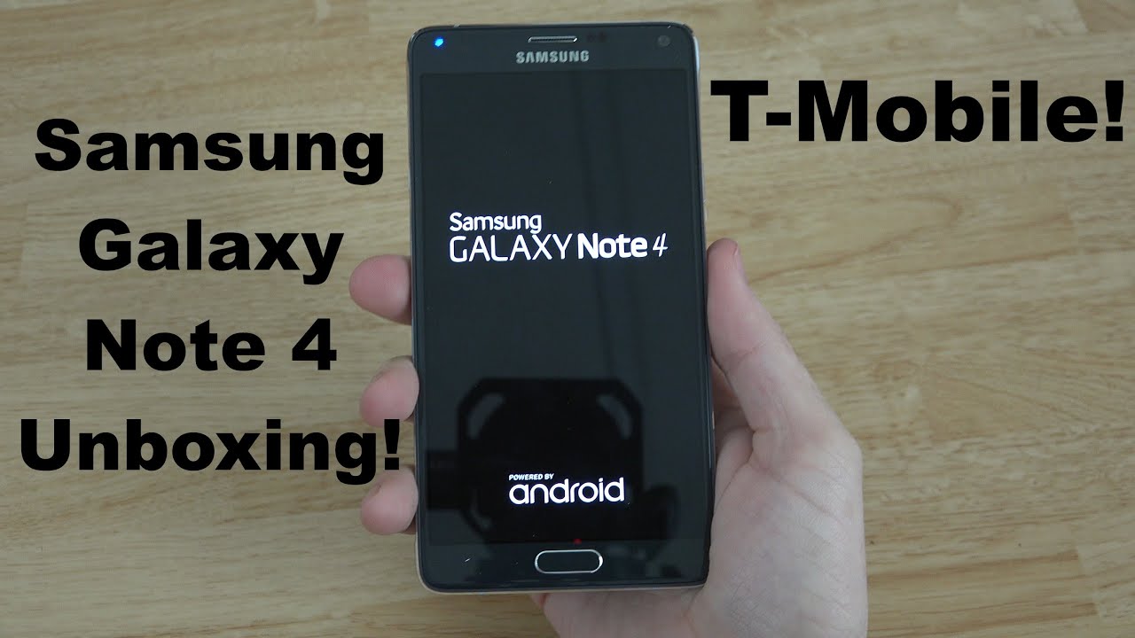 Samsung Galaxy Note 4 Unboxing and First Look!
