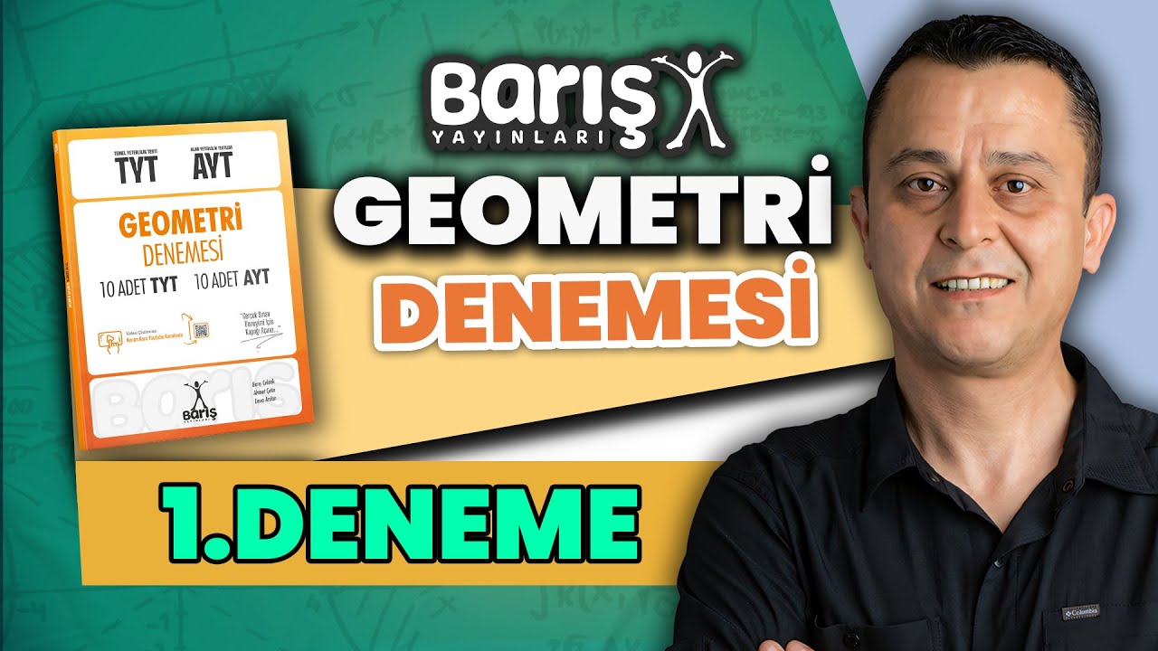 Barış Yayınları TYT-AYT Geometri Denemesi 2026 - TYT 1 DENEME