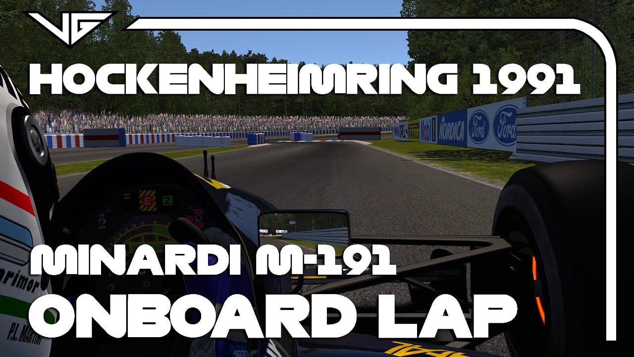 MINARDI M191 HOCKENHEIMRING 1991 ONBOARD LAP | ASSETTO CORSA | (Links in description) | [FREE]