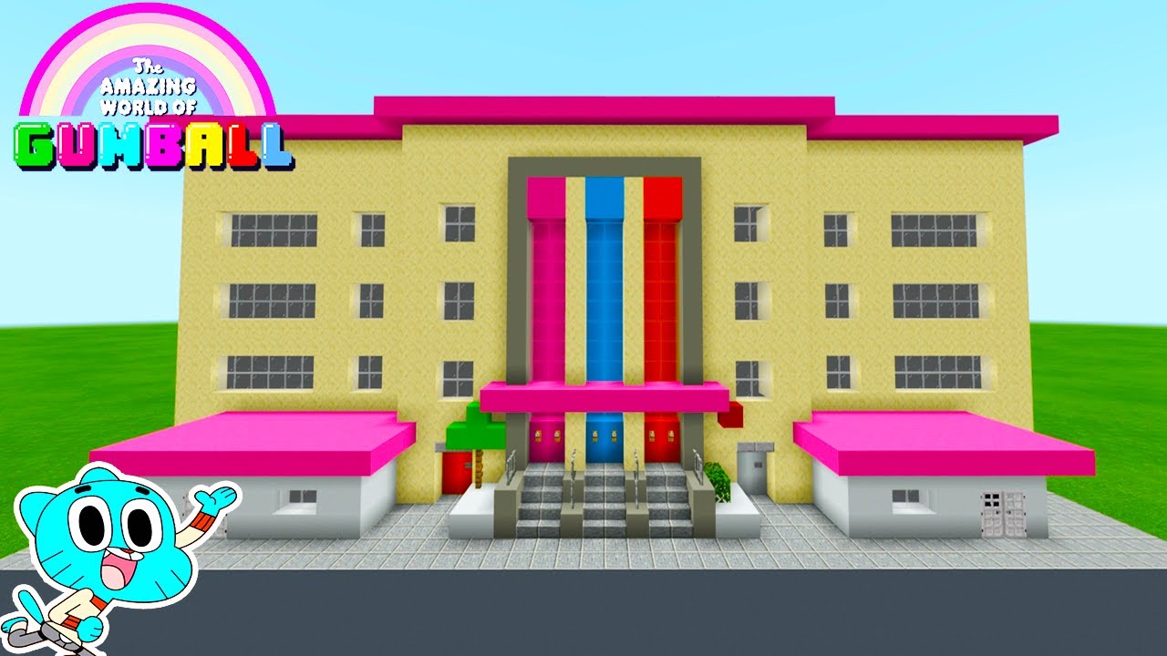 Minecraft: How To Make Elmore Junior High 