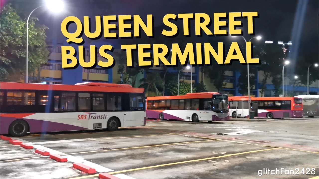 Scania SBS Transit Buses at Queen Street Bus Terminal, Singapore 2021