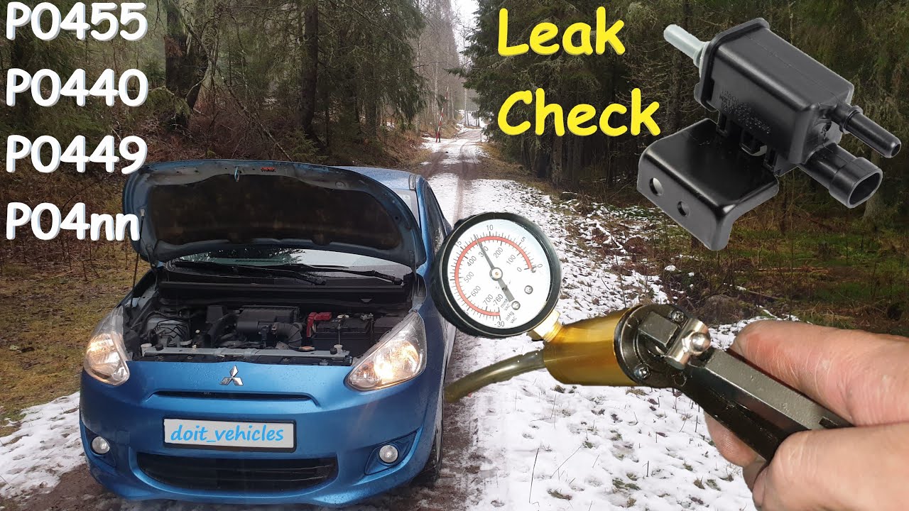 EVAP Solenoid Purge Canister Check on 1.0 Mitsubishi Mirage / Space Star P0456 P0442 P0449