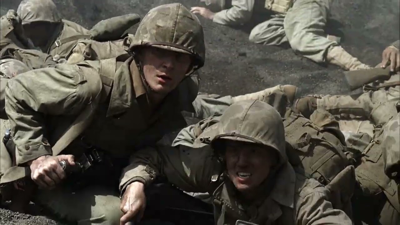 Iwo Jima John Basilone The Pacific Clip