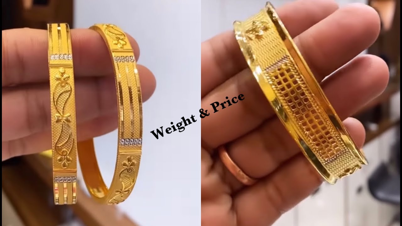 Latest Gold bangles designs 2021 with weight and price| gold jewellery collection #lifestylegold