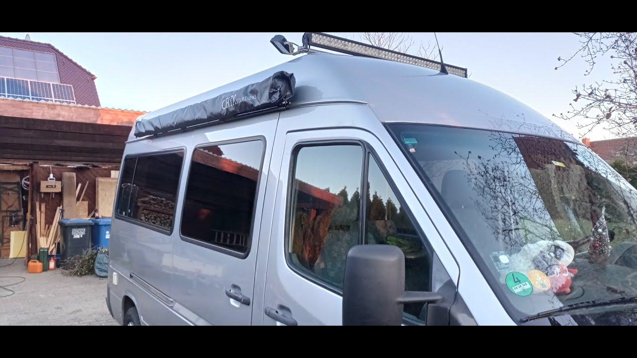 Endlich Markise für unsere Sprinter / Oryxsolutions Sackmarkise