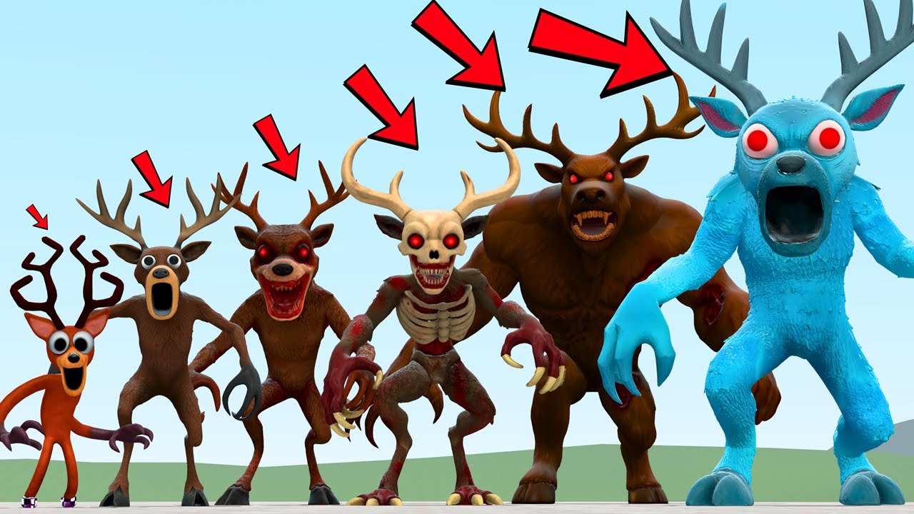 New Evolution Of Snow Deer Roblox 99 Nights In The Forest Update In Garry's Mod