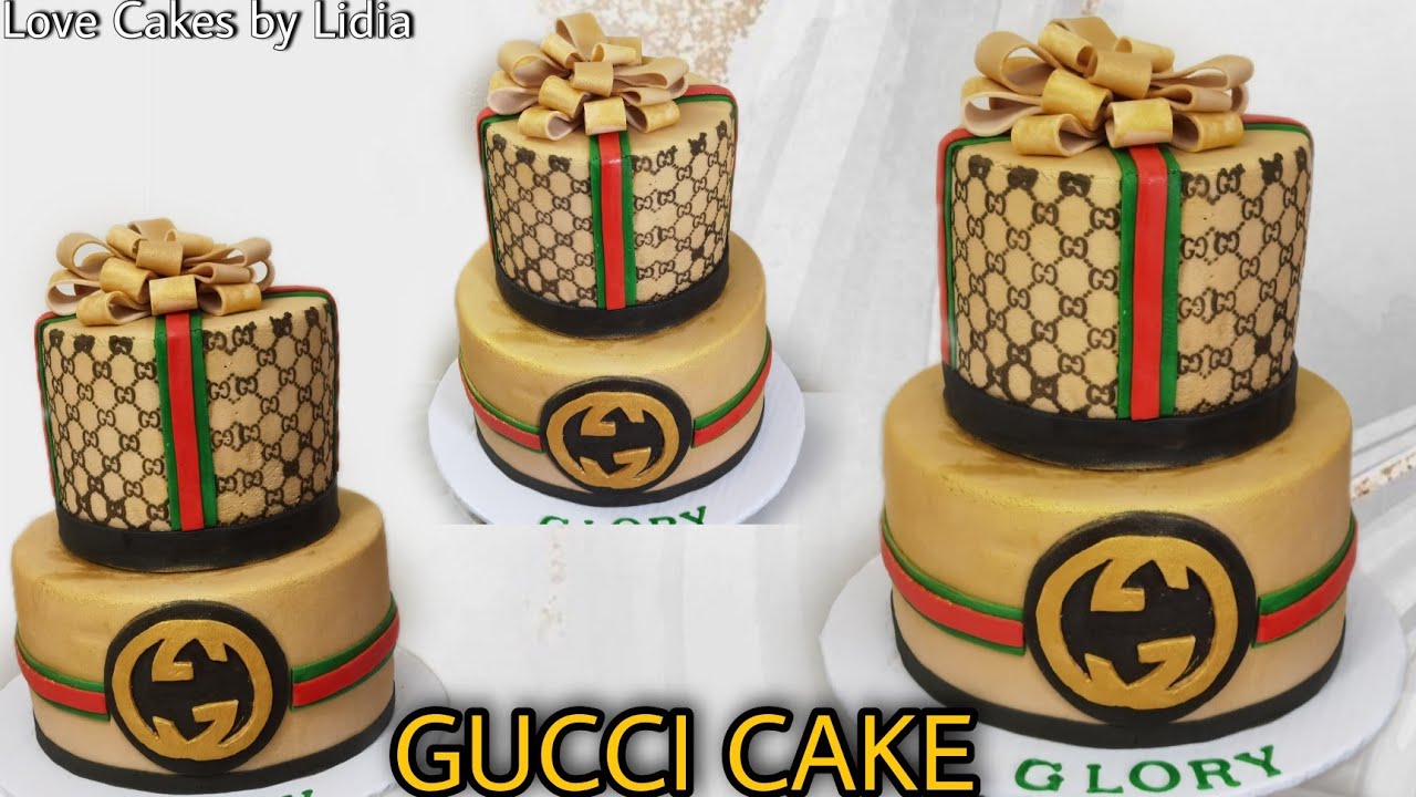 Gucci Cake design |How to make Gucci print on cake, using royal icing #gucci