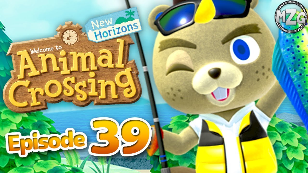Animal Crossing: New Horizons Gameplay Walkthrough Part 39 - Fishing for CJ!