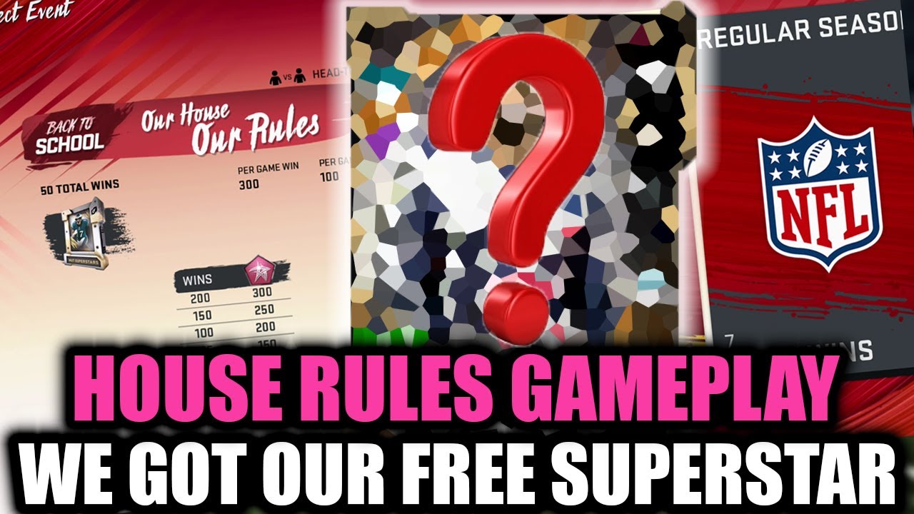FREE 89-90 SUPERSTAR PLAYER PACK! HOUSE RULE REWARDS! | MADDEN 20 ULTIMATE TEAM