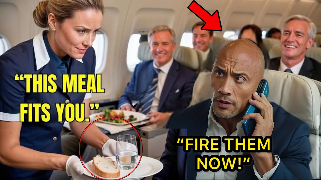 THE ROCK DENIED FIRST-CLASS MEAL — THEN FIRES THE ENTIRE FLIGHT CREW AFTER LANDING!