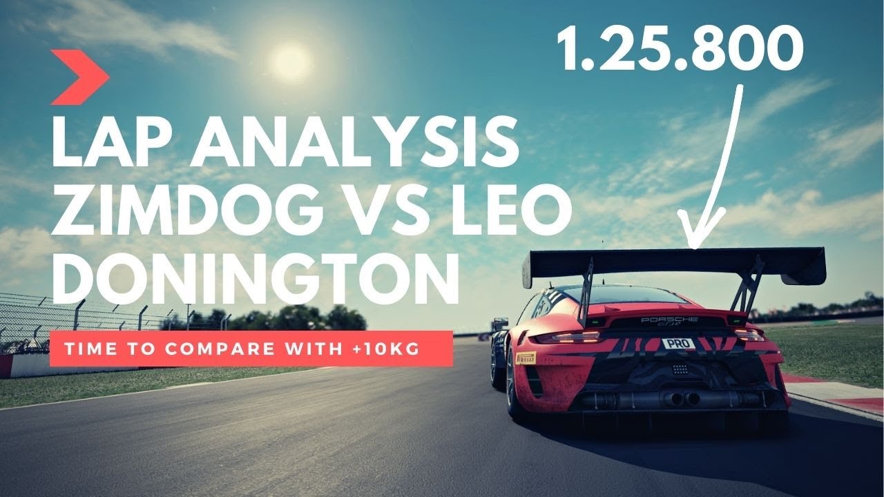 Quali Telemetry Analysis | Donington 911ii GT3 R | Zimdog vs Leo | ACC
