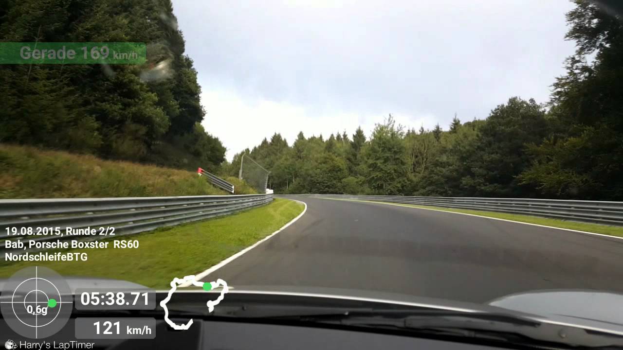 Porsche Boxster Spyder RS 60 Nürburgring Nordschleife 19.08.2015