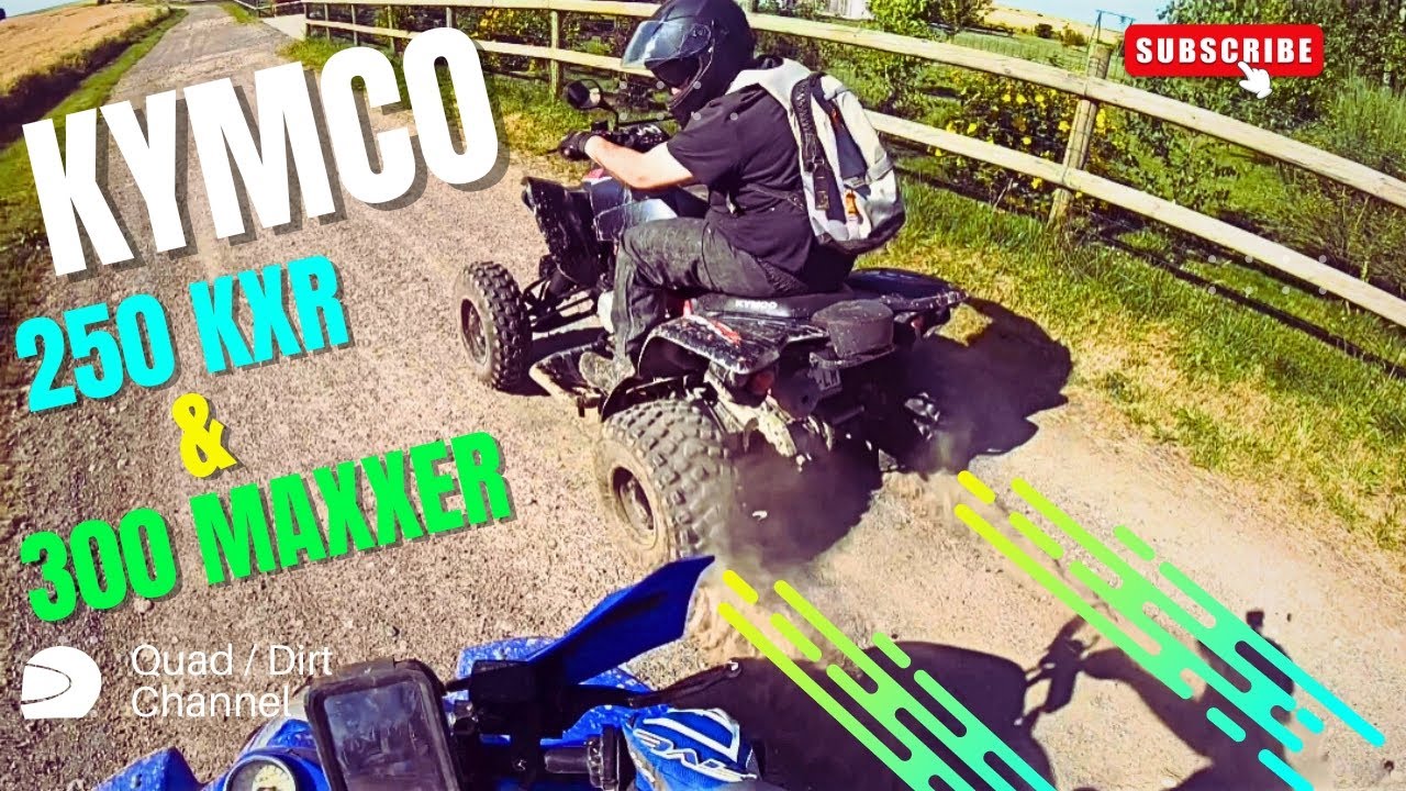 KYMCO 250 KXR & 300 MAXXER, On Retourne Tout sur notre Passage ! #kymco #quads #cross #atvlife