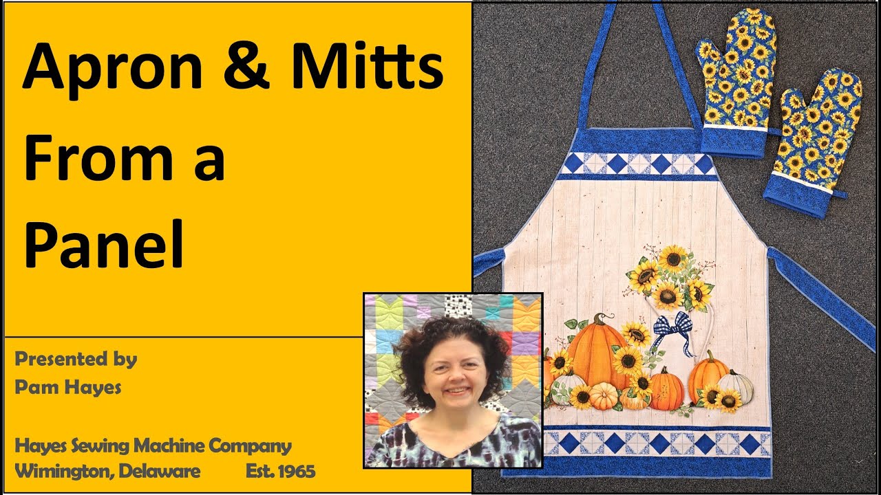 How to Make a Quick & Easy Apron & Potholder using a Panel