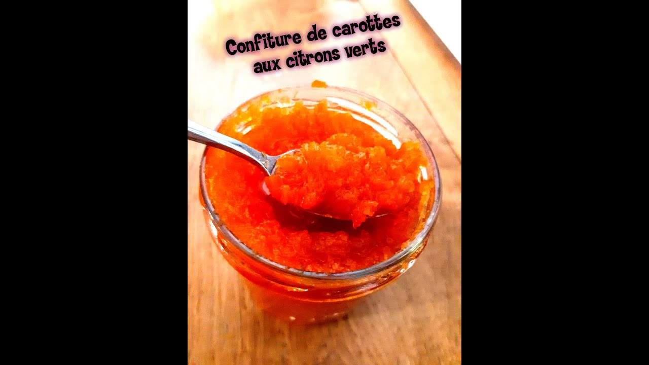 Confiture de Carottes au citron vert